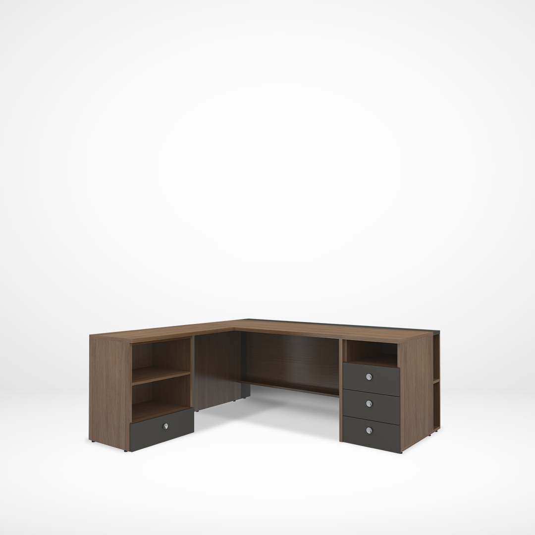 Titan Extended Desk (1-tier drawer)