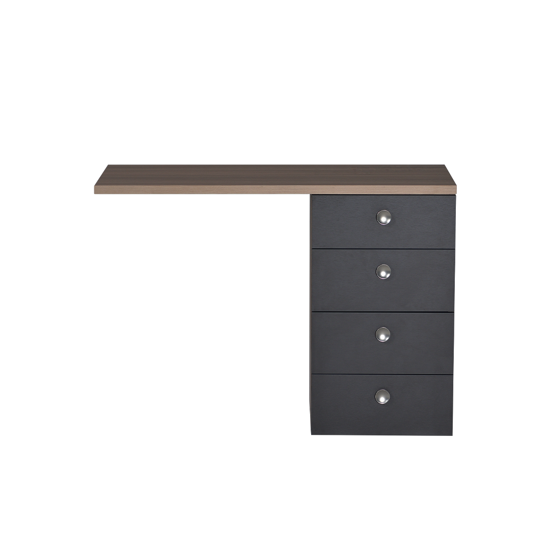 Titan Extended Desk (4-tier drawers)