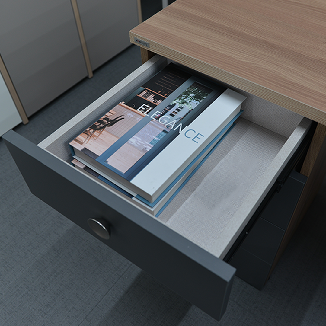 Titan Extended Desk (4-tier drawers)